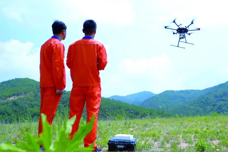 翁田镇无人机倾斜摄影巡检拍摄